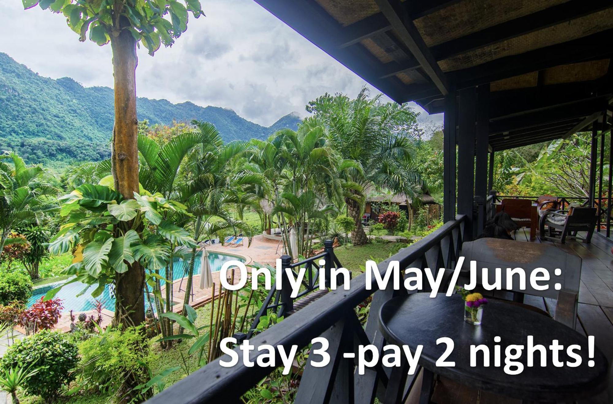 Hillside - Nature Lifestyle Lodge Luang Prabang Exterior foto
